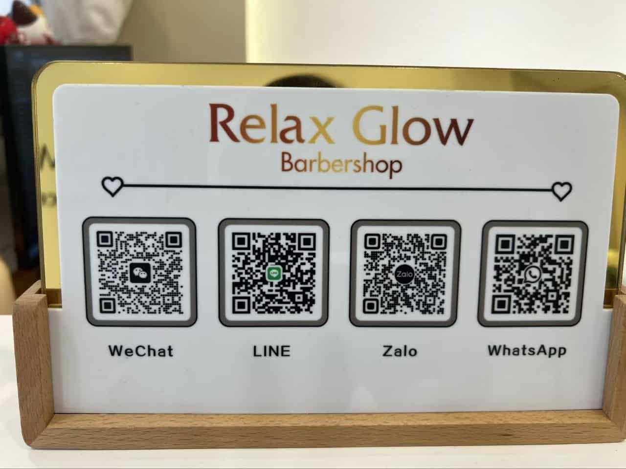 Relax Glow QR code